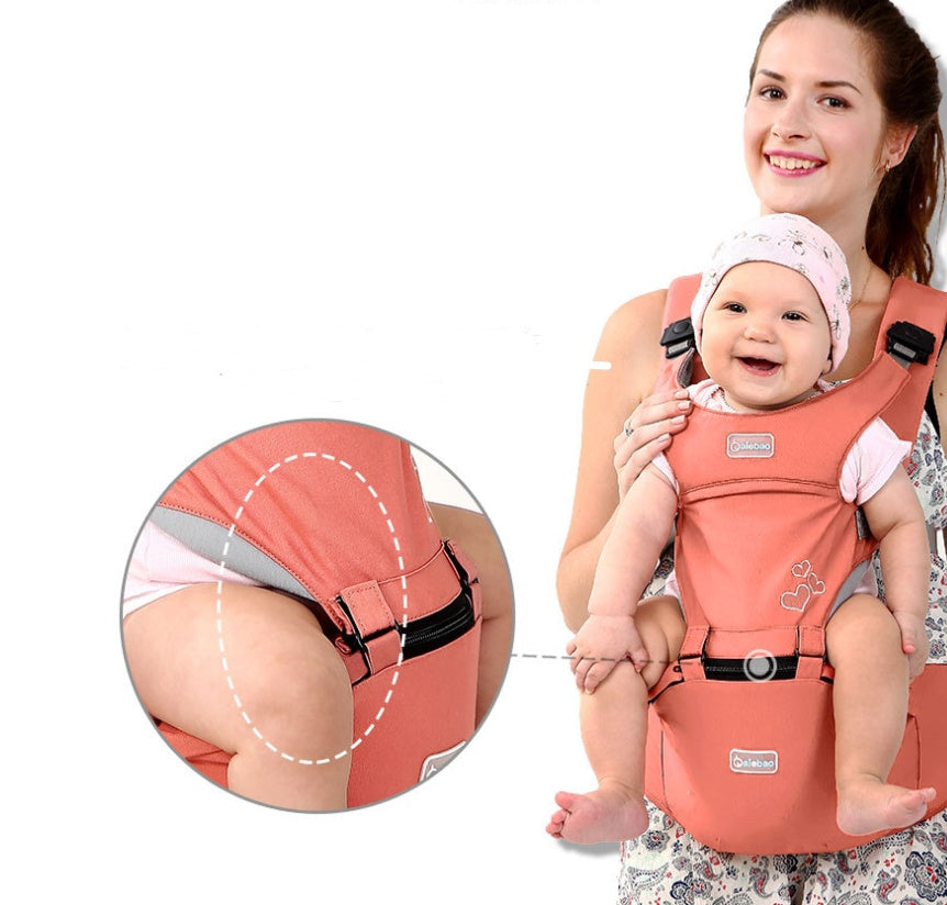 Multifunctional Baby Carrier with Hip Seat – Ergonomic Infant Carrier for Parents