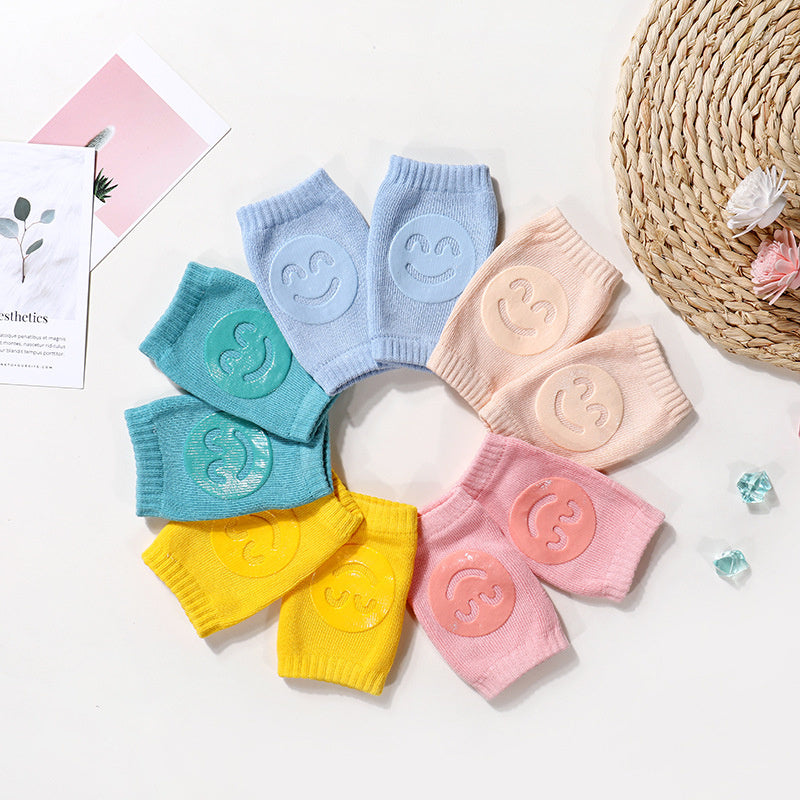 Baby Knee Pads – Soft Terry Anti-Slip Crawling Protector Socks for Infants