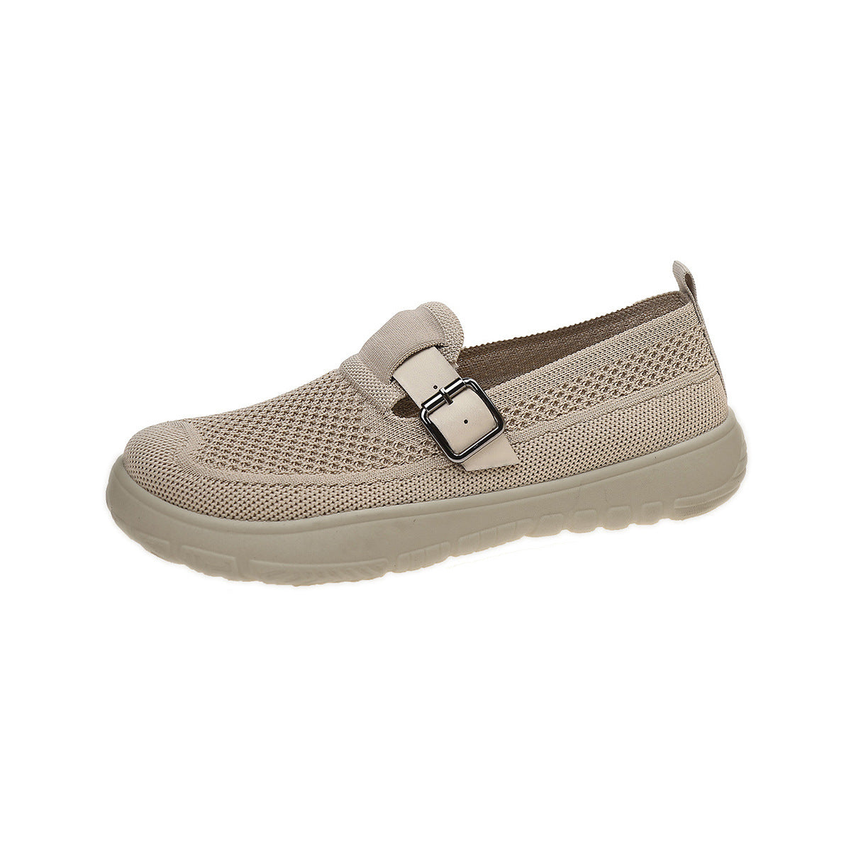 Women’s Breathable Slip-On Sneakers – Comfortable Soft Sole Walking Shoes