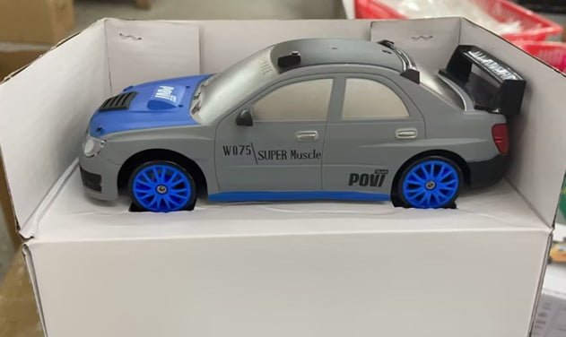 2.4G 4WD Drift RC Car – Remote Control Racing Car with LED Lights & Extra Tires for Kids