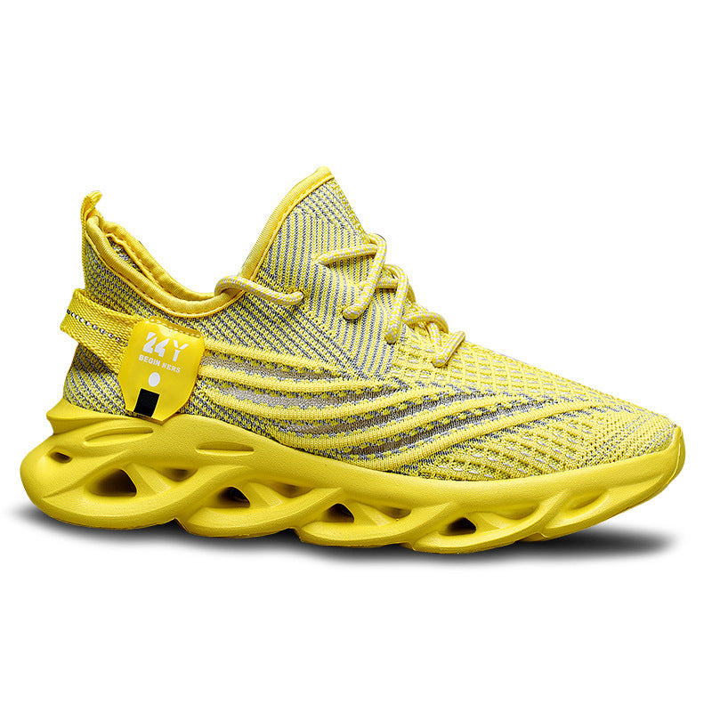 Unisex Flyknit Breathable Casual Sneakers β Lightweight Mesh Running Shoes