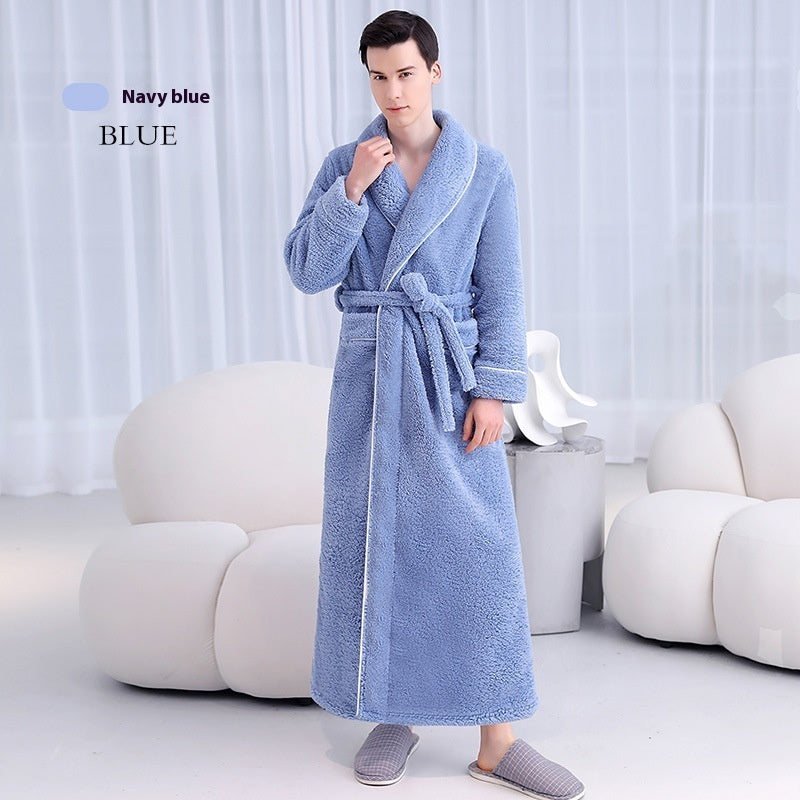 Women’s Plus Size Plush Bathrobe – Warm Winter Lounge Wear