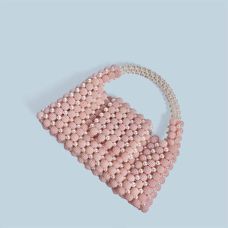 Waxberry Pearl Handmade Beaded Handbag – Luxury Evening & Party Purse