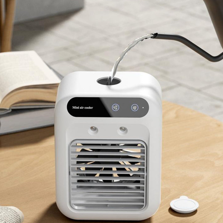 Portable Mini Air Conditioner – Air Cooler Fan & Humidifier for Room, Office & Car
