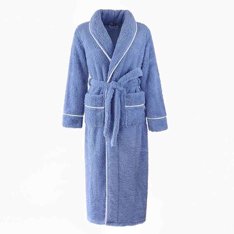 Women’s Plus Size Plush Bathrobe – Warm Winter Lounge Wear