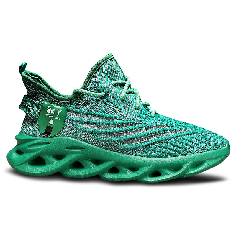 Unisex Flyknit Breathable Casual Sneakers β Lightweight Mesh Running Shoes