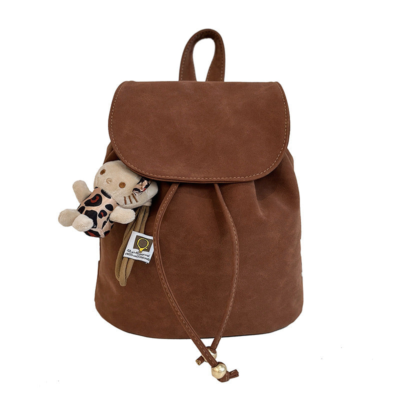 Retro Fashion Casual Women’s Backpack – Soft PU Leather Shoulder Bag