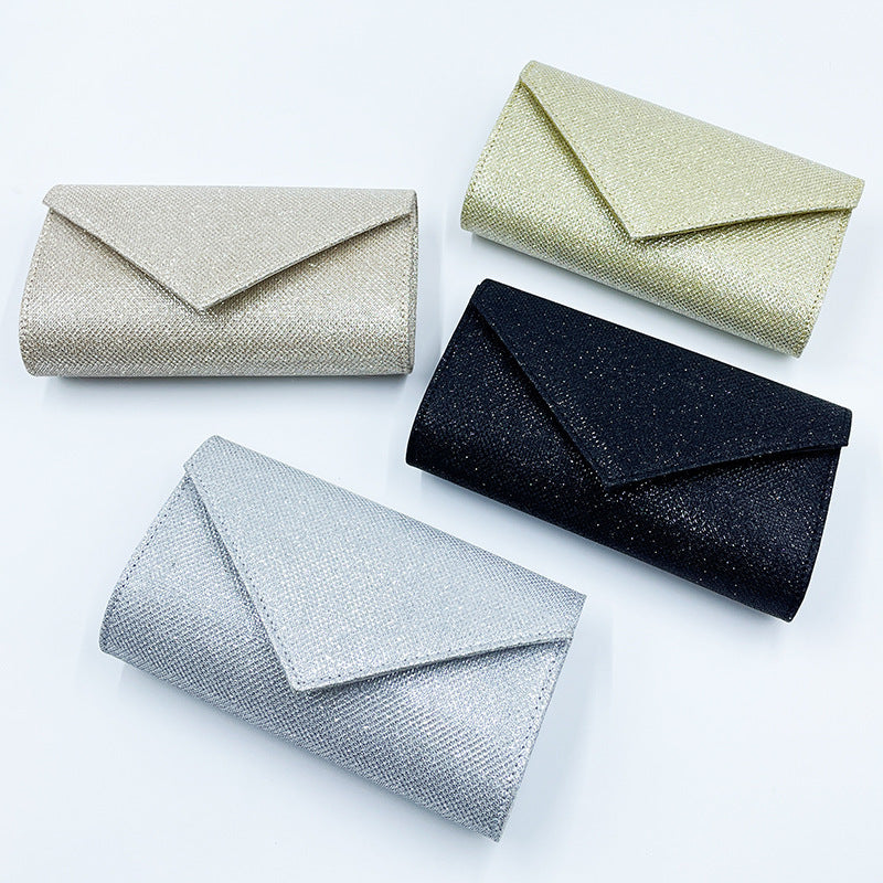 Women’s Glitter Clutch Bag – Evening Party & Dinner Shoulder Purse