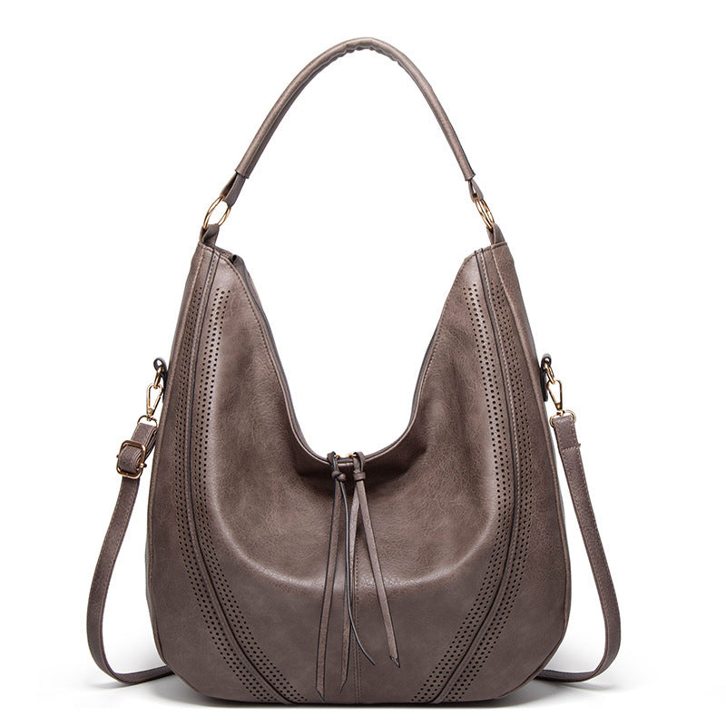 Women’s Casual Tassel Shoulder Bag – Large Capacity Everyday Tote