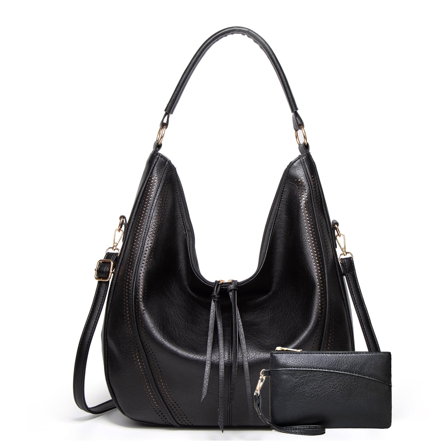 Women’s Casual Tassel Shoulder Bag – Large Capacity Everyday Tote