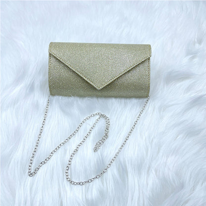 Women’s Glitter Clutch Bag – Evening Party & Dinner Shoulder Purse
