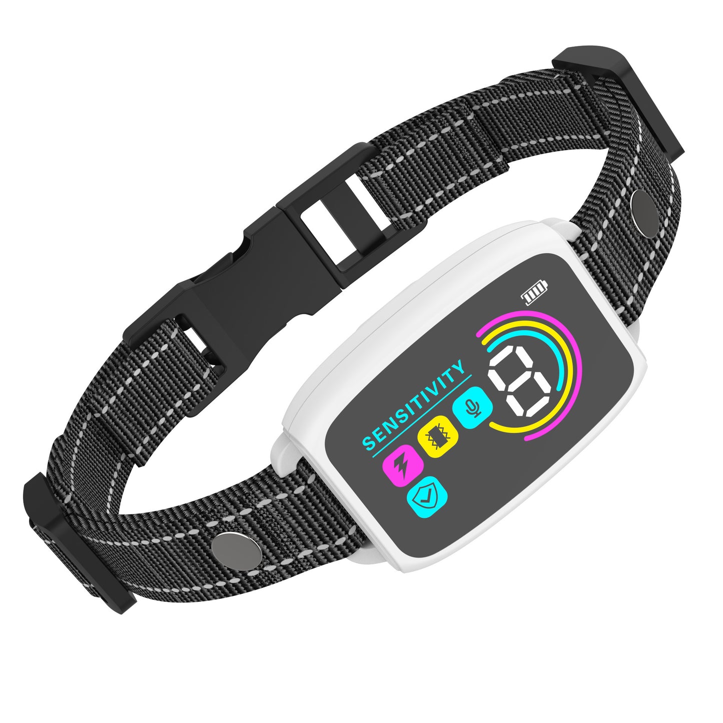 Smart Dog training & Anti-Barking Dog Collar – Rechargeable Waterproof Bark Control Device