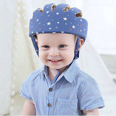 Baby Safety Helmet – Soft Cotton Protective Headgear for Toddlers