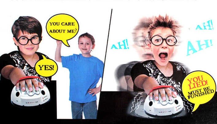Mini Electric Shock Lie Detector Party Game – Truth or Dare Decompression Toy