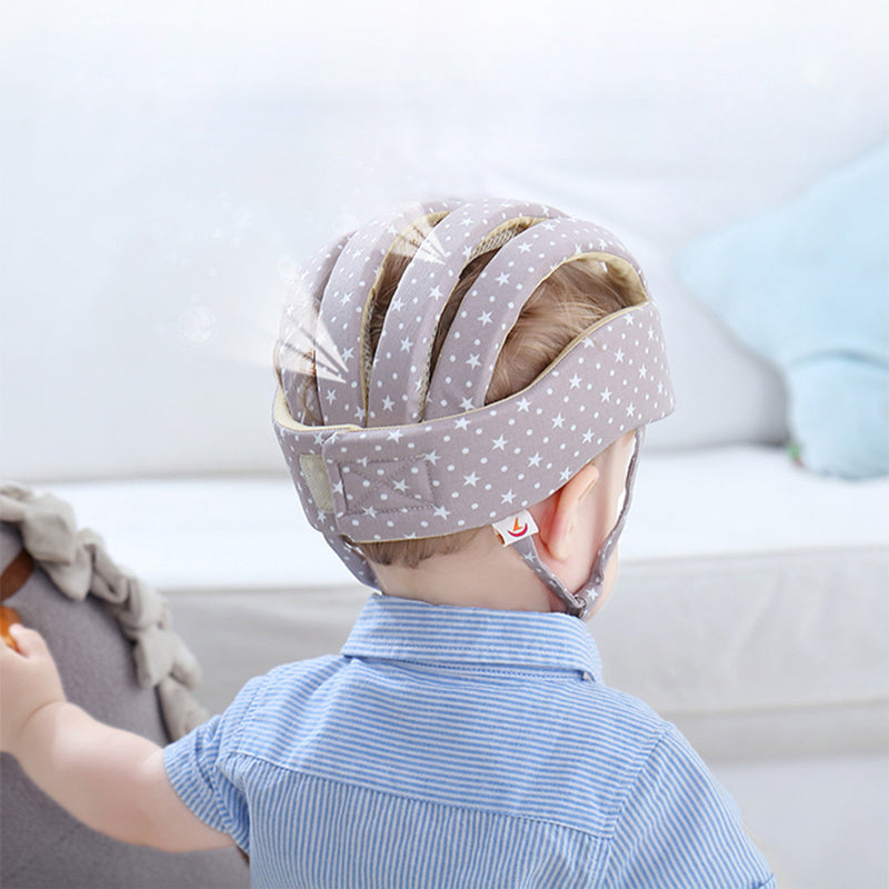 Baby Safety Helmet – Soft Cotton Protective Headgear for Toddlers