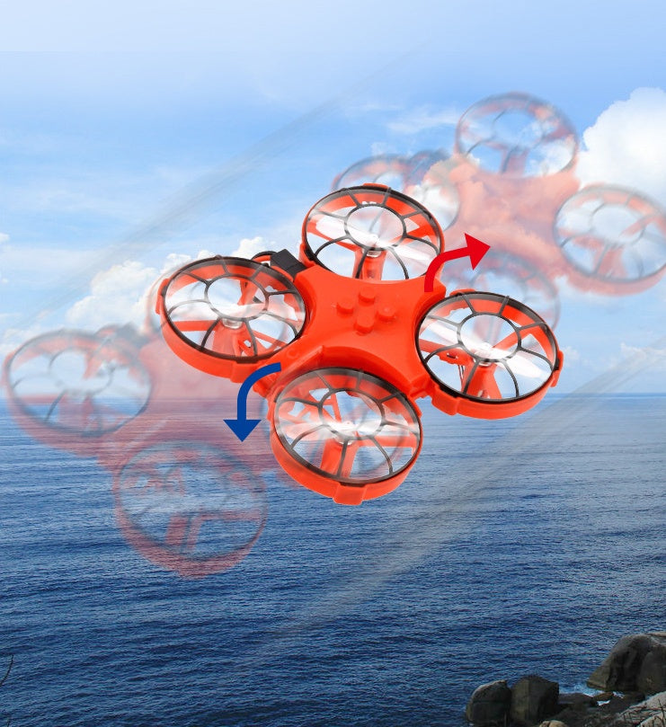 3-in-1 RC Boat Hovercraft Drone – Water, Land & Air Multi-Function Tumbling Stunt Mini Quadcopter