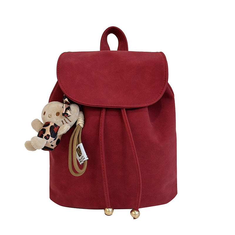 Retro Fashion Casual Women’s Backpack – Soft PU Leather Shoulder Bag