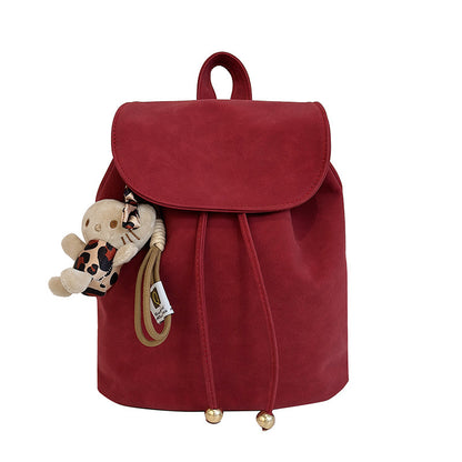 Retro Fashion Casual Women’s Backpack – Soft PU Leather Shoulder Bag