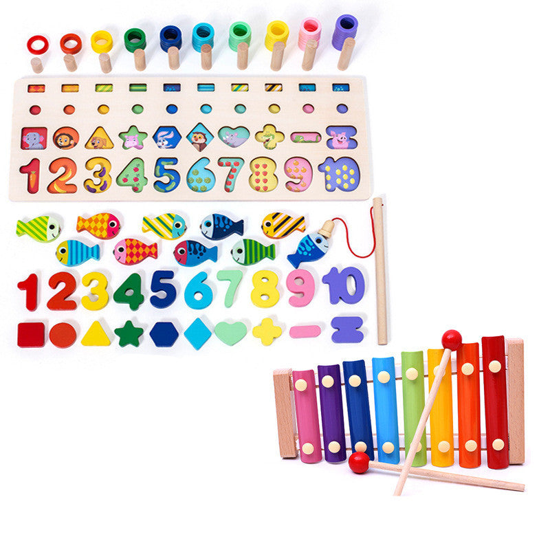 3D Alphabet & Number Puzzle Board – Montessori Early Learning Toy for Kids