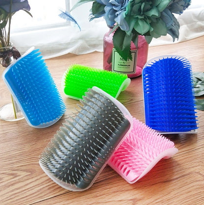 Cat Self-Grooming Brush – Wall Corner Rubbing & Massaging Tool