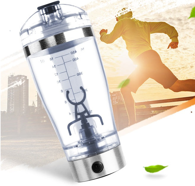 USB Electric Shaker Cup – Rechargeable Protein Shake & Coffee Mixer Bottle