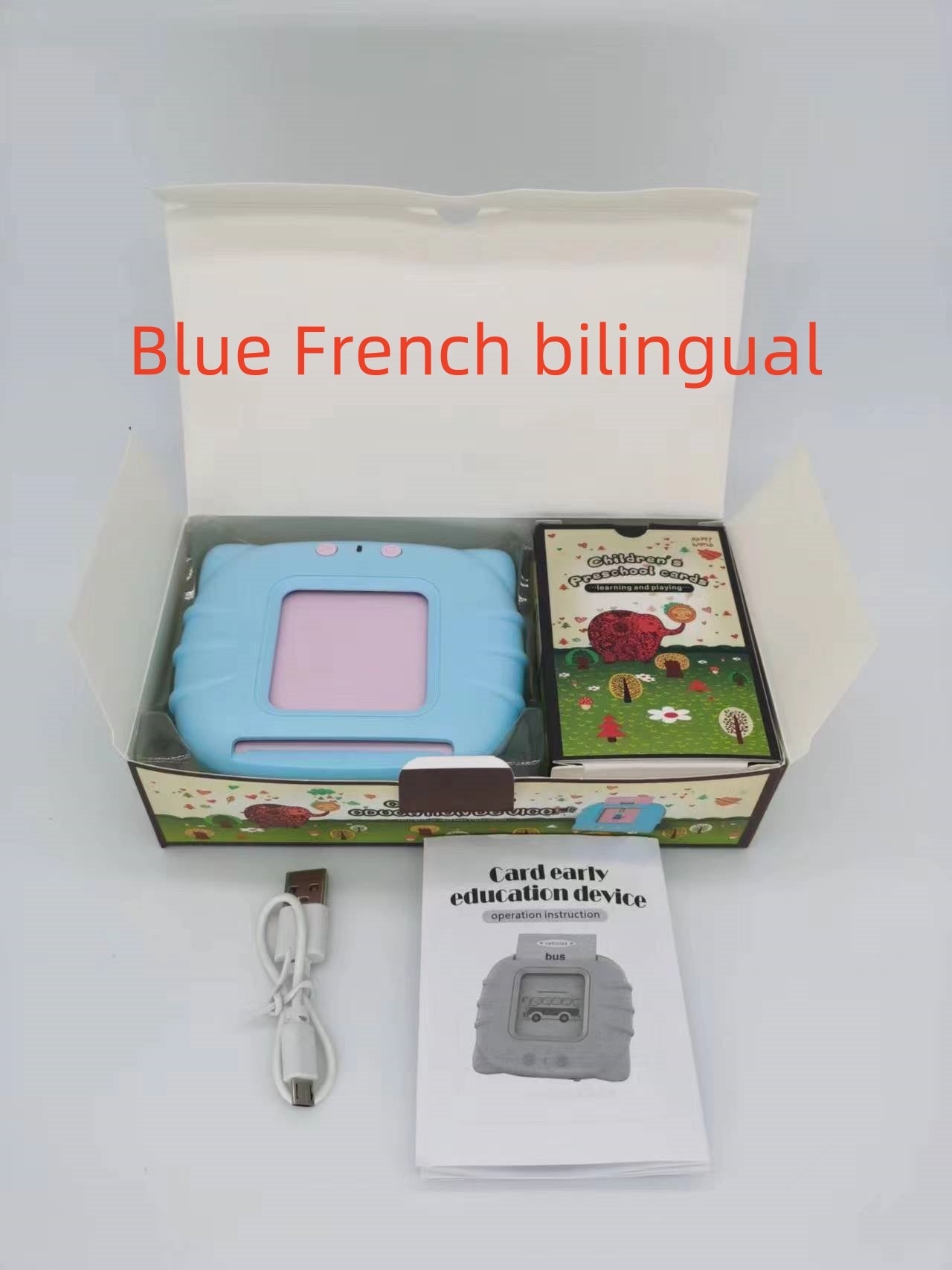 Kids Early Education English Learning Machine – Interactive Flash Card Device