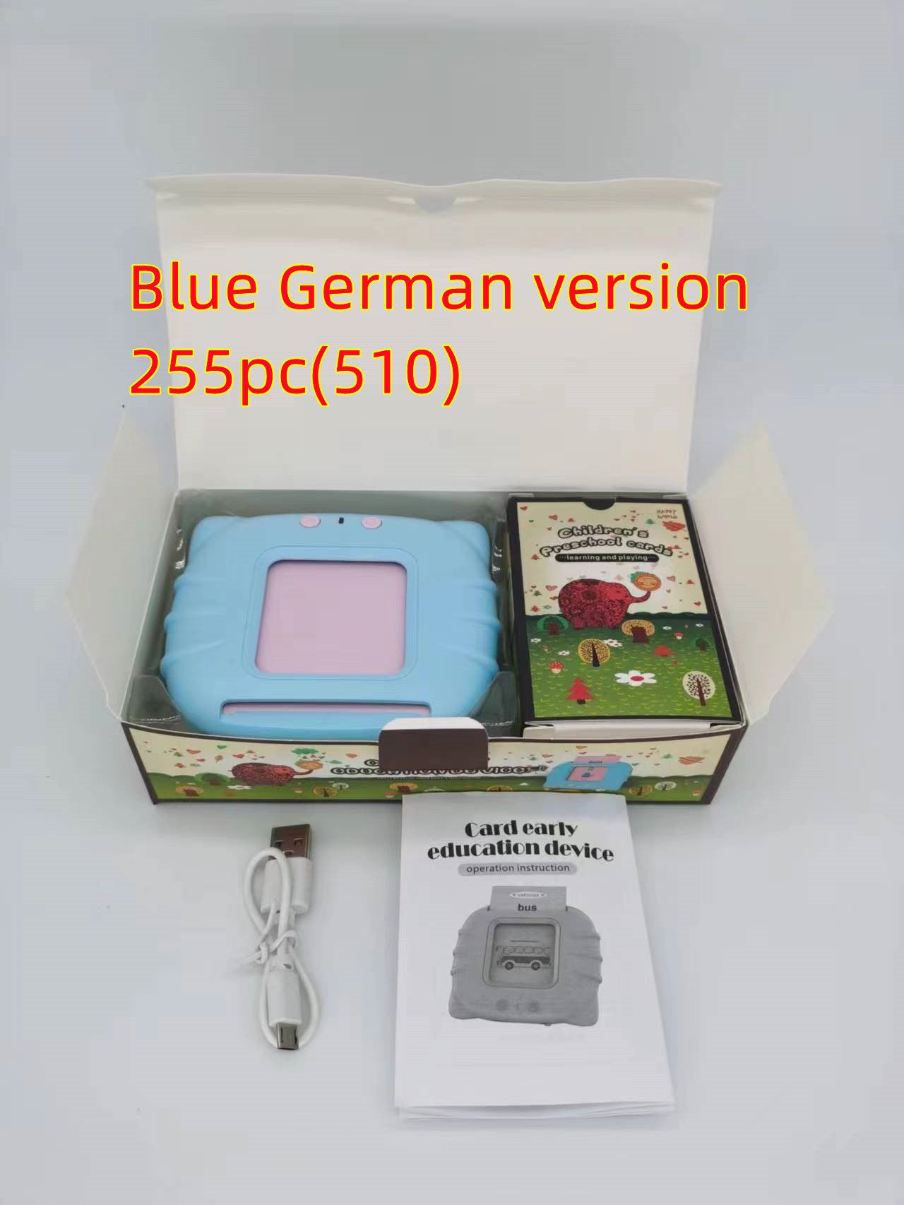 Kids Early Education English Learning Machine – Interactive Flash Card Device