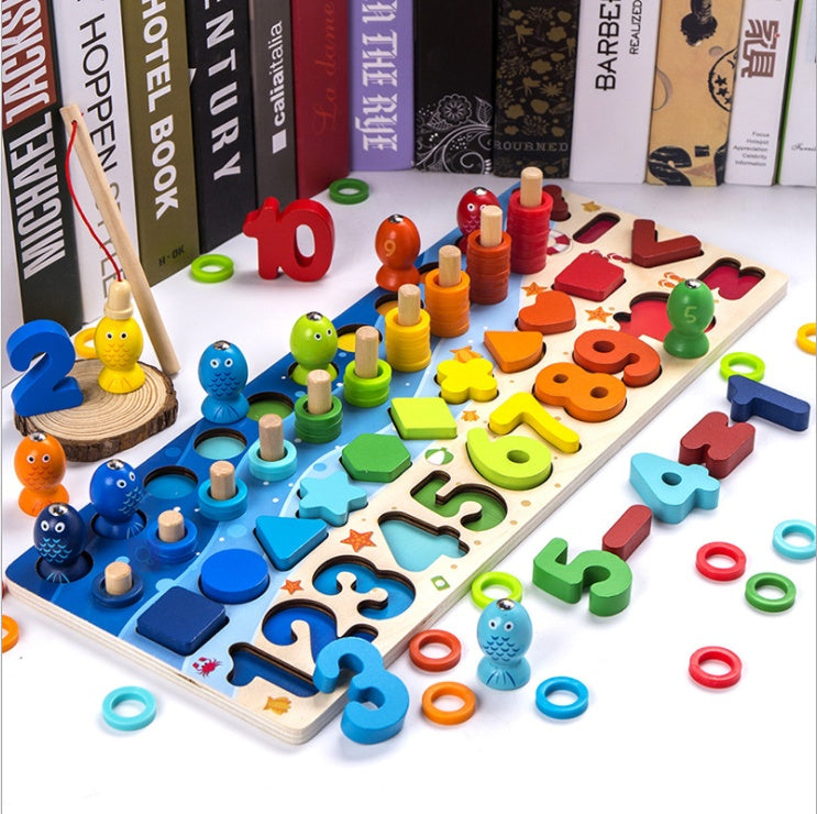 3D Alphabet & Number Puzzle Board – Montessori Early Learning Toy for Kids