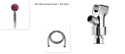 360° Rotating High Pressure Shower Head with Fan – Water Saving Spa Spray Nozzle