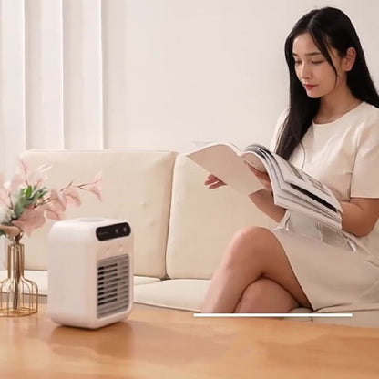 Portable Mini Air Conditioner – Air Cooler Fan & Humidifier for Room, Office & Car