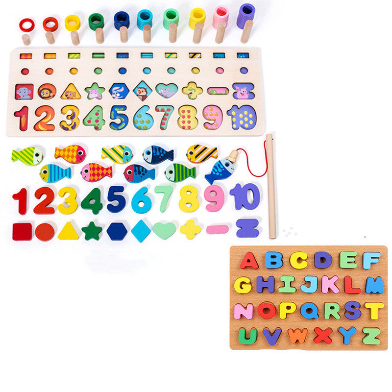 3D Alphabet & Number Puzzle Board – Montessori Early Learning Toy for Kids