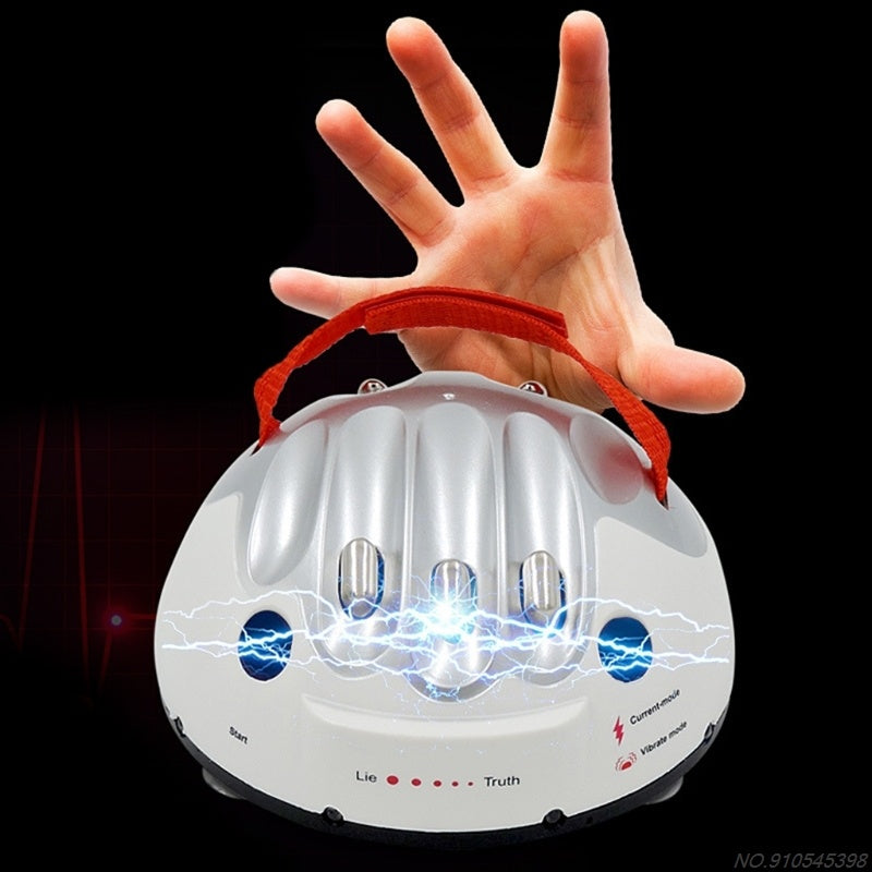 Mini Electric Shock Lie Detector Party Game – Truth or Dare Decompression Toy