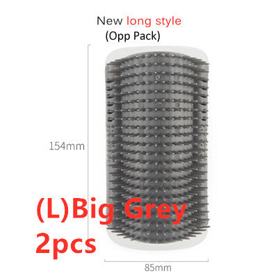 Cat Self-Grooming Brush – Wall Corner Rubbing & Massaging Tool