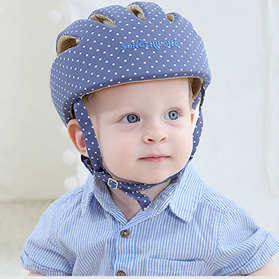 Baby Safety Helmet – Soft Cotton Protective Headgear for Toddlers