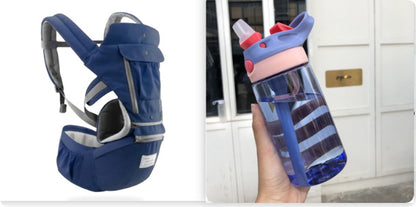 Multi-Functional Baby Carrier with Waist Stool – Ergonomic Infant Hip Seat for Parents