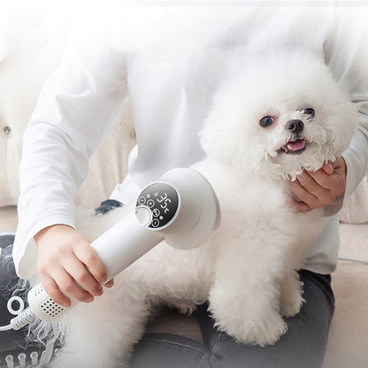 Smart Pet Hair Dryer Comb – 2-in-1 Dog & Cat Grooming Dryer & Brush