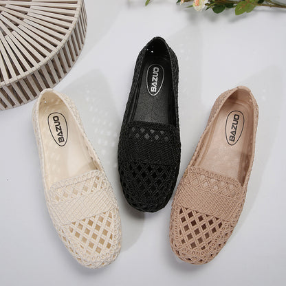 Women’s Mesh Breathable Flats – Lightweight Casual Summer Shoes