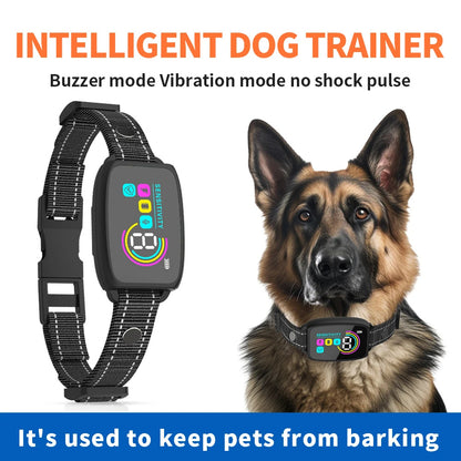 Smart Dog training & Anti-Barking Dog Collar – Rechargeable Waterproof Bark Control Device