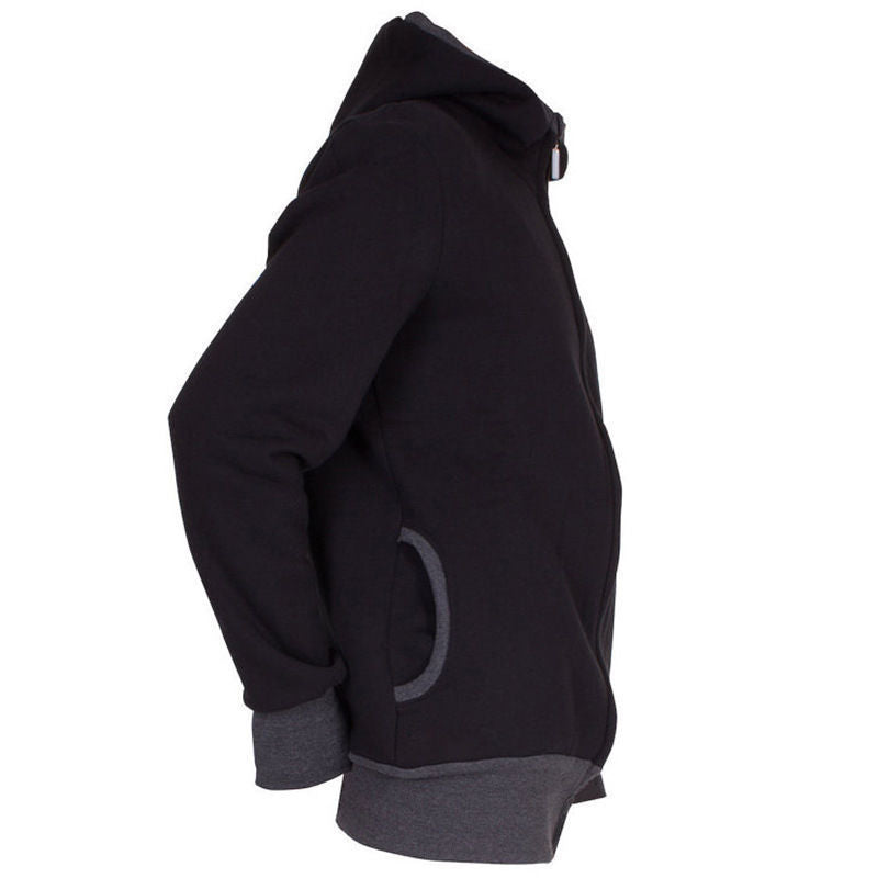 2-in-1 Kangaroo Dad Hoodie – Baby Carrier & Casual Sweater for Fathers