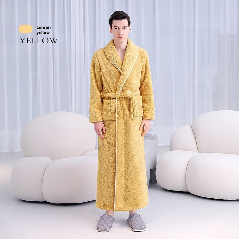Women’s Plus Size Plush Bathrobe – Warm Winter Lounge Wear