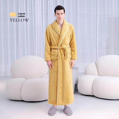 Women’s Plus Size Plush Bathrobe – Warm Winter Lounge Wear