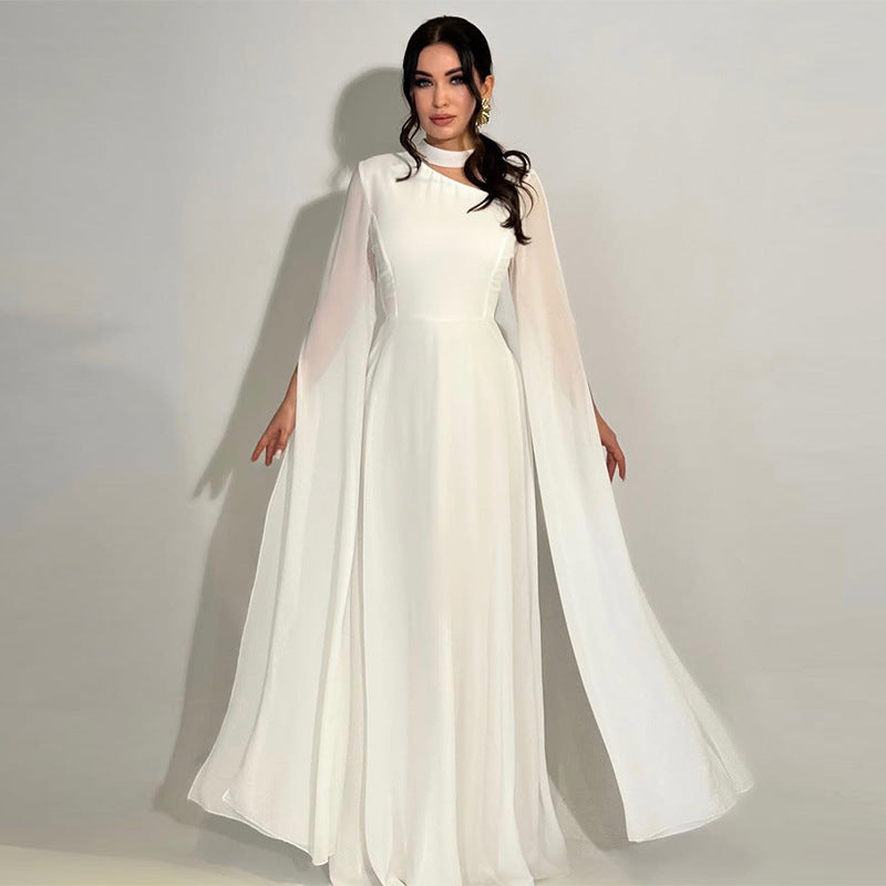 Women’s Slim-Fit Long Sleeve Maxi Dress – Elegant Bodycon Evening Party Wear