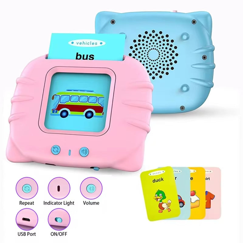 Kids Early Education English Learning Machine – Interactive Flash Card Device