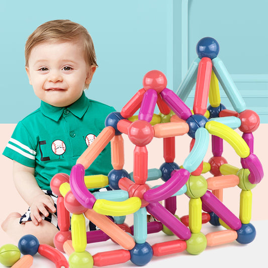 Magnetic Stick Building Blocks – STEM Educational Construction Toy for Kids