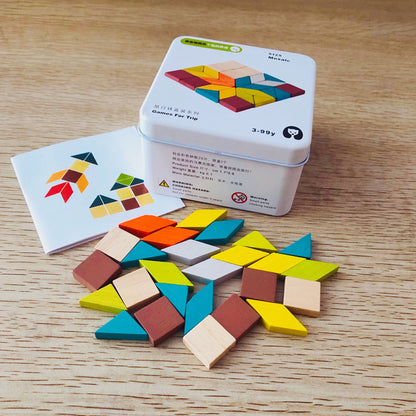 Tangram Puzzle Toy – Early Childhood Cognitive Learning Blocks for Kids