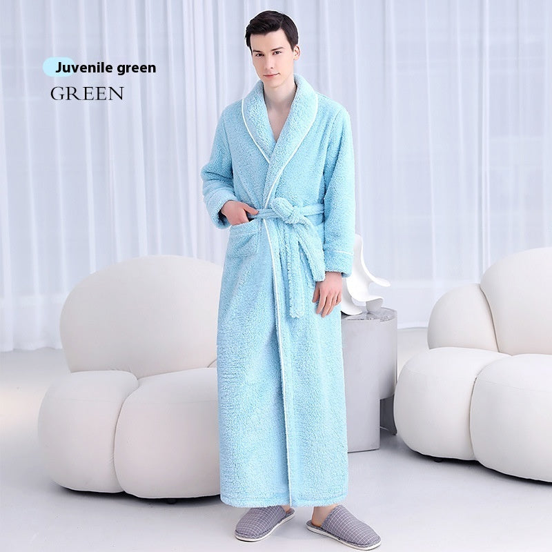 Women’s Plus Size Plush Bathrobe – Warm Winter Lounge Wear