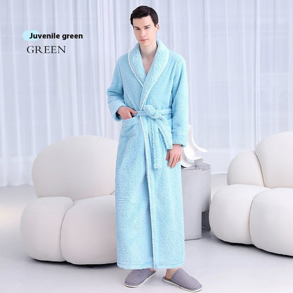 Women’s Plus Size Plush Bathrobe – Warm Winter Lounge Wear