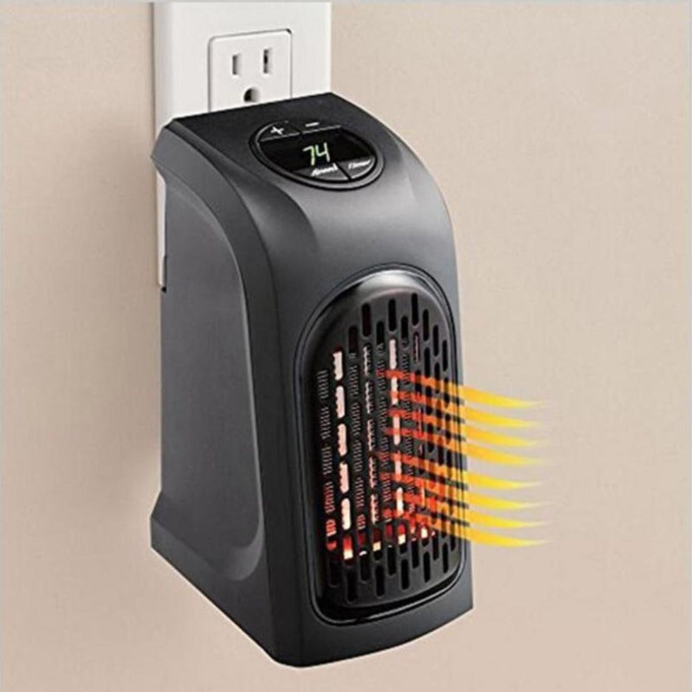 Mini Electric Room Heater Fan – Portable Plug-in Ceramic Air Warmer