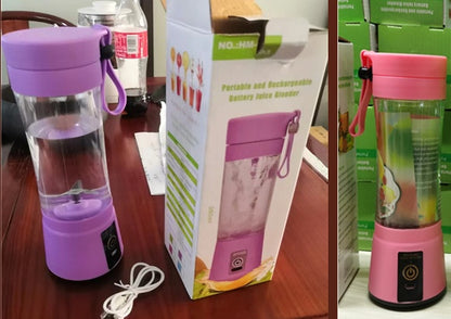 Portable USB Blender – Rechargeable Mini Juicer for Smoothies, Shakes & Fruit Juices