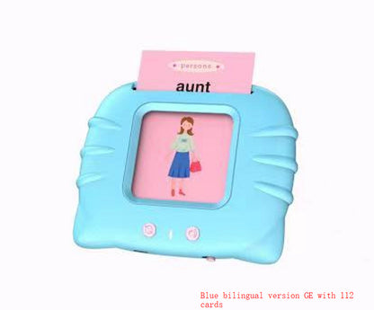 Kids Early Education English Learning Machine – Interactive Flash Card Device